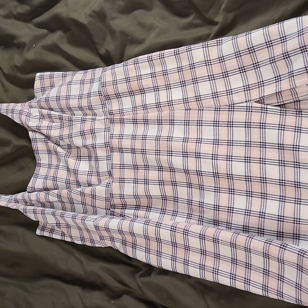 Pink Plaid Dress